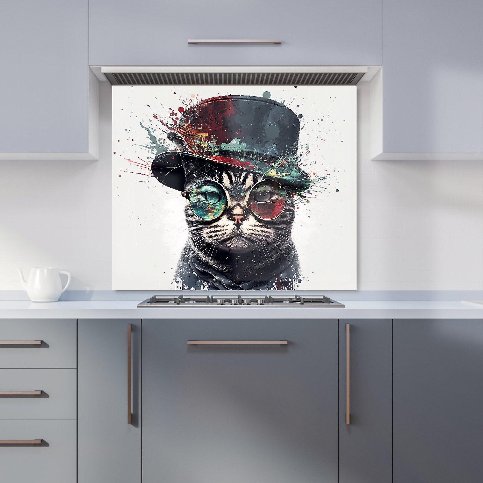American Shorthair Cat Splashart Kitchen Splashback