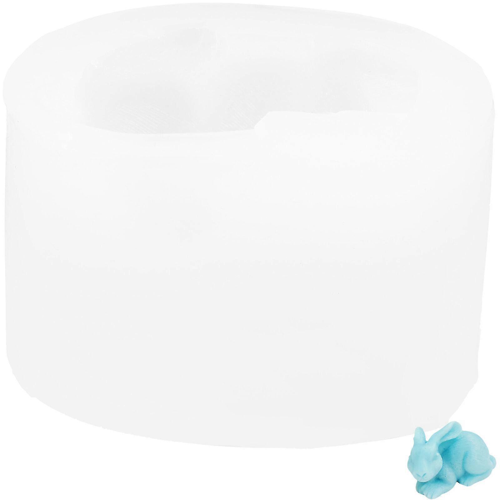 Desktop Rabbit Mold DIY Silicone Epoxy Resin Mold Crafts Making Rabbit Mold