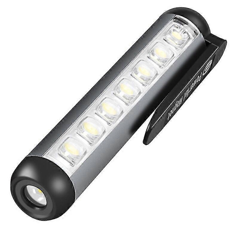 Mini Led Flashlight Professional Medical Torch With Clip Magnet Work Light