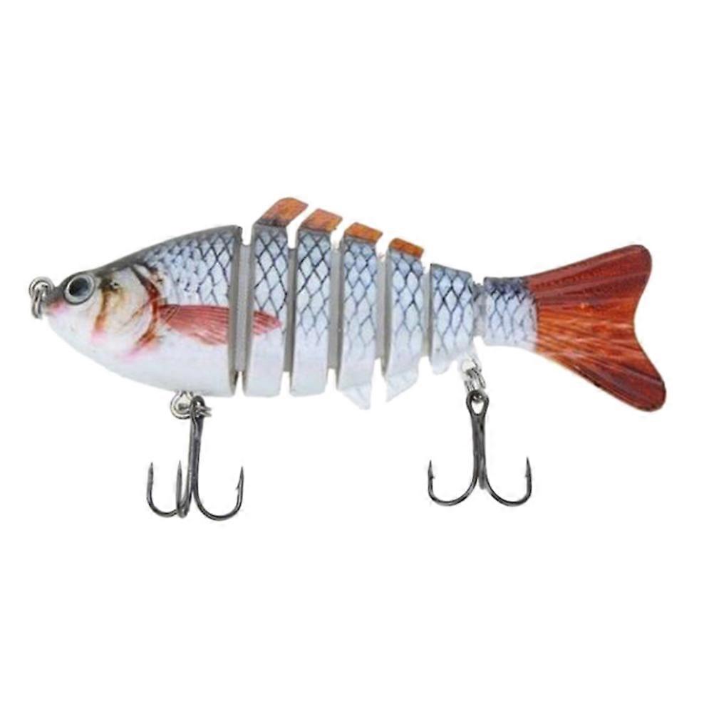 10 cm 15,5 g Angelköder Köder Künstlicher Hartköder Lachs Barsch Angelköder Angelgerät Zubehör Rotierendes Schwanzgerät (C)