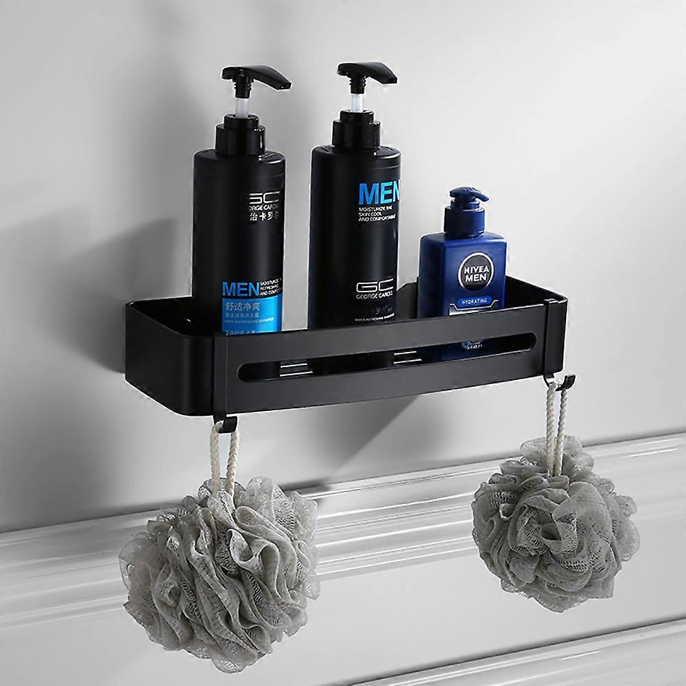 Shower Shelf, Bathroom Shelves with 2 Hooks