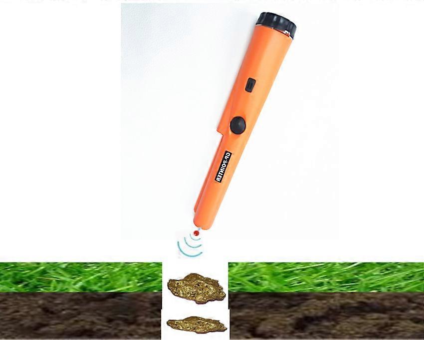 Handheld metal detector 360 side detection with scanner, yellow, 230 X 40 X 40 mm