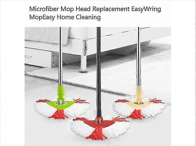 Replacement Microfiber Mop Head Easy Clean Wring Refill For O-cedar Spin Mop(plastic Basin)