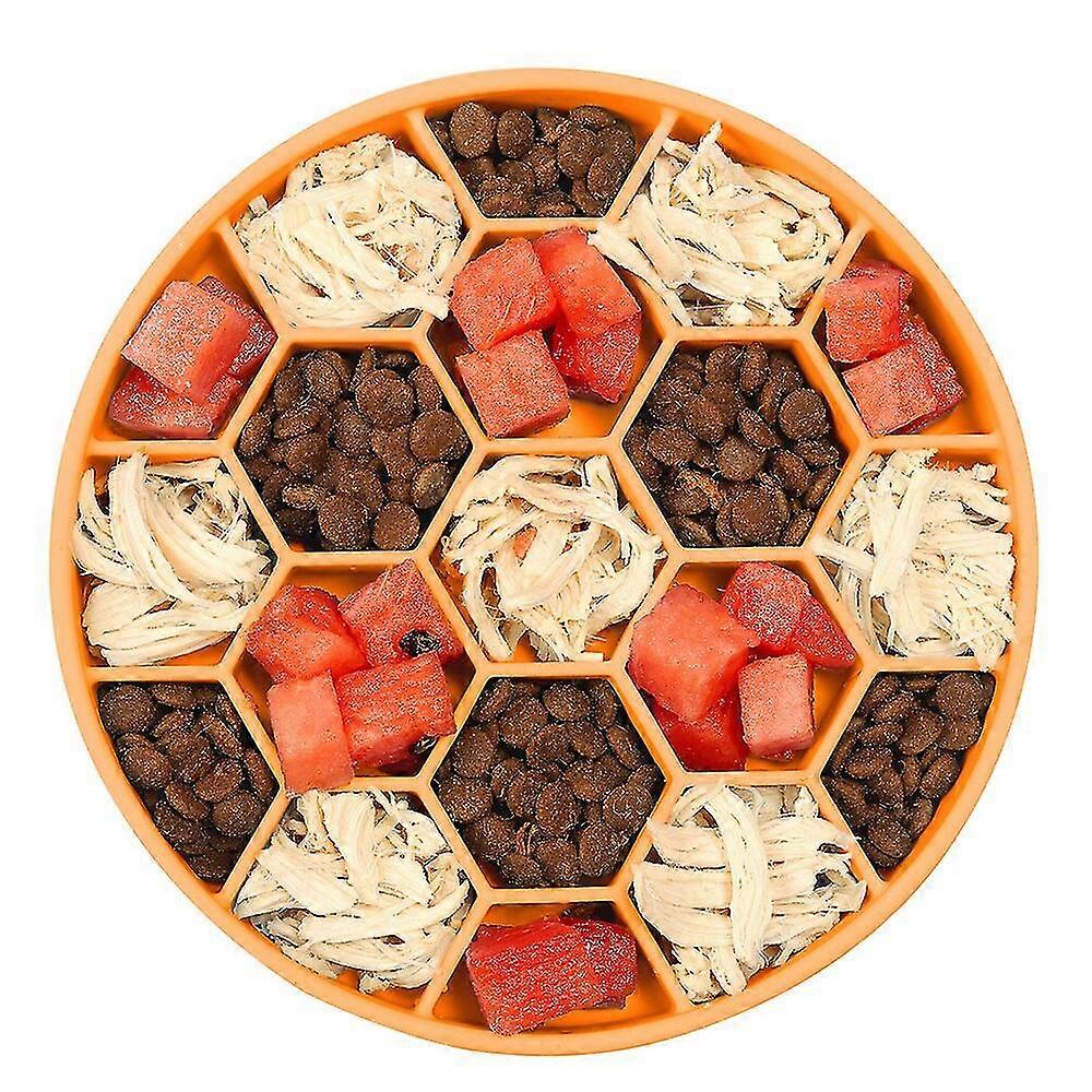 GYFDYM Dog Slow Feeder Bowl Pet Slow Food Bowl Non Skid Silicone Fun Feeder Slow Eating Bowl With Suction Cup Anti-gulping Dog Bowls