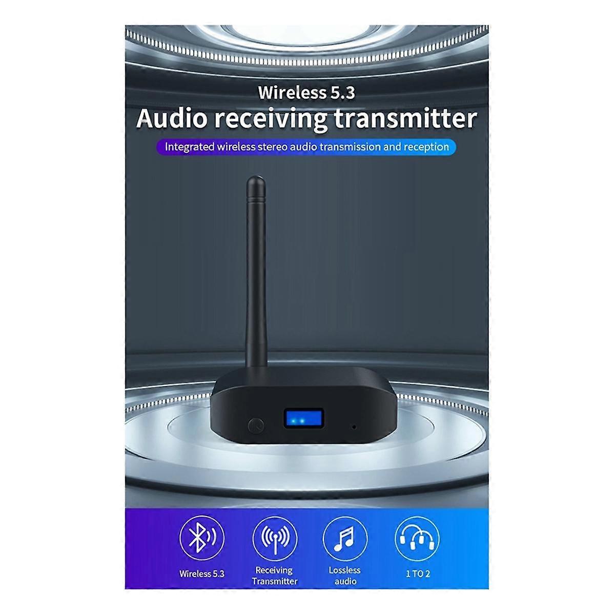 Bluetooth 5.3 Adapter Receive Transmitter 2 in 1 Qualcomm for Audio Decoding Audio Bluetooth B55 Adapter