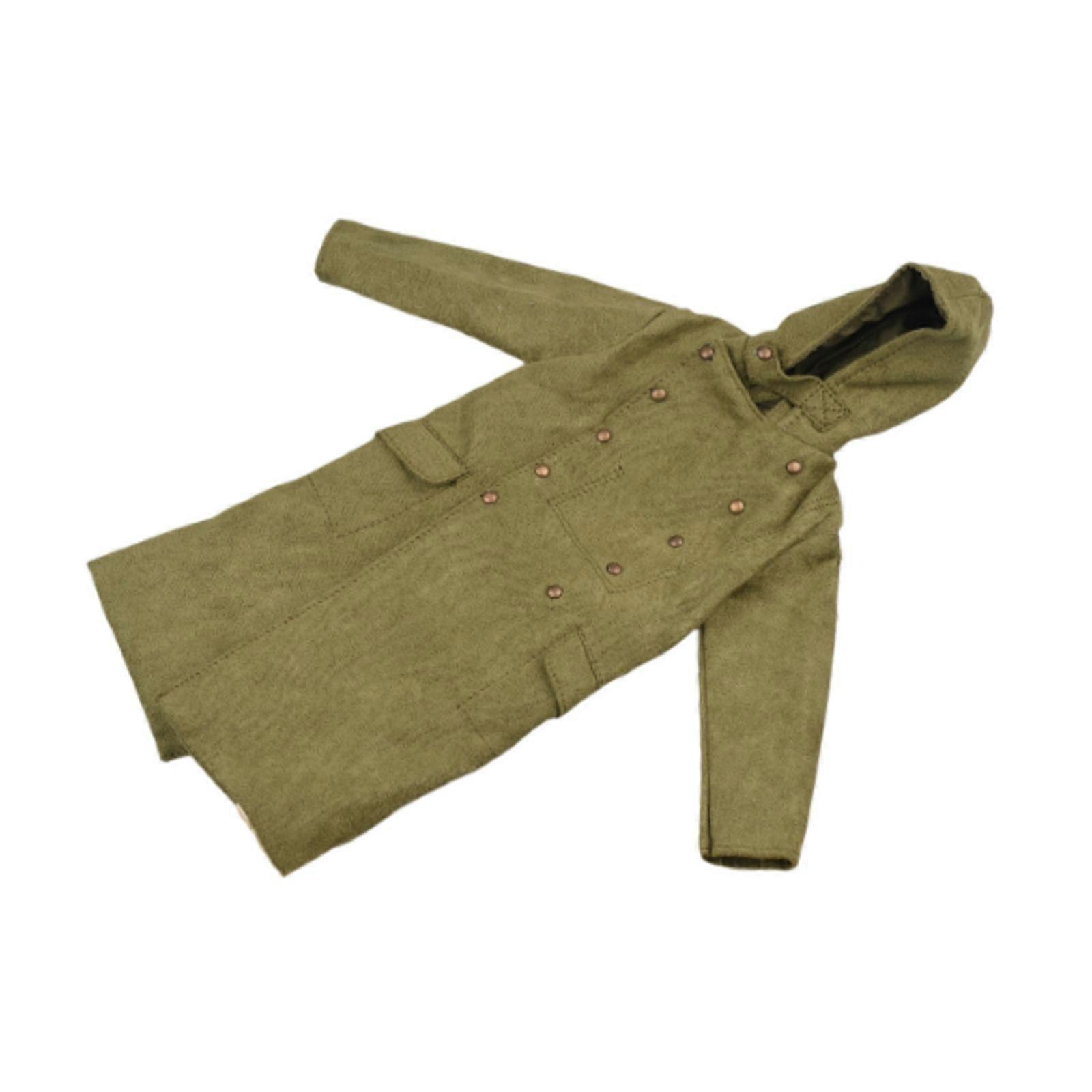 1:6 Scale Miniature Trench Coat Double Breasted Coat for 12'' Action Figures