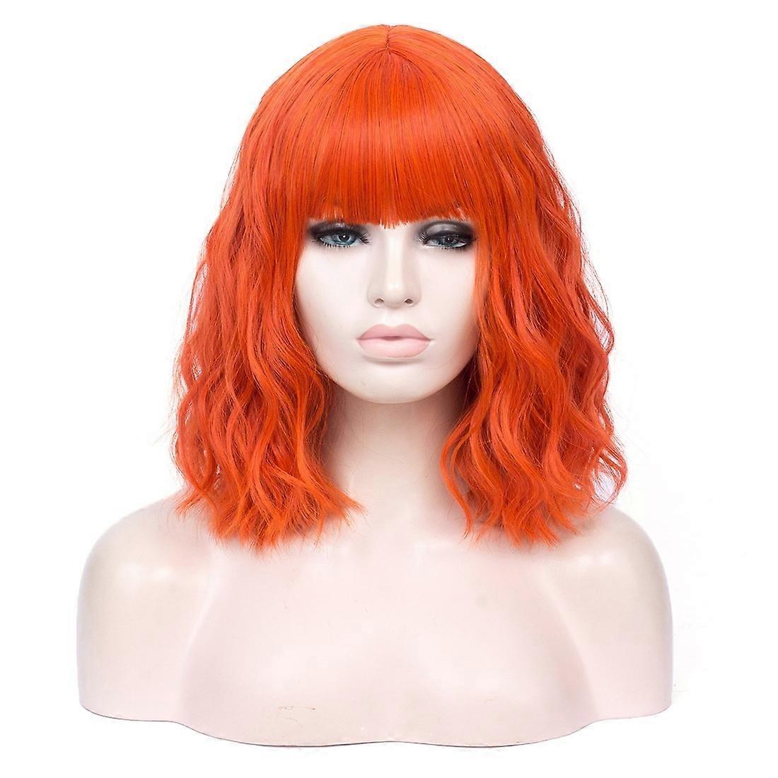 Short curly wig ladies wavy wig (color 2)