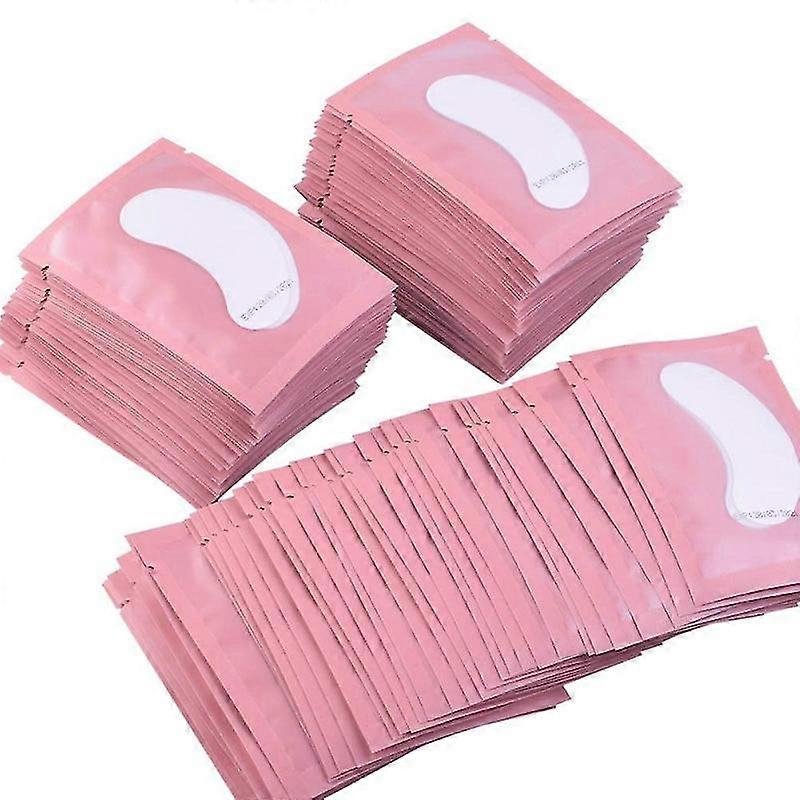 100pairs Eyelash Extension Paper Patches Grafted Eye Stickers Under Eye Pad