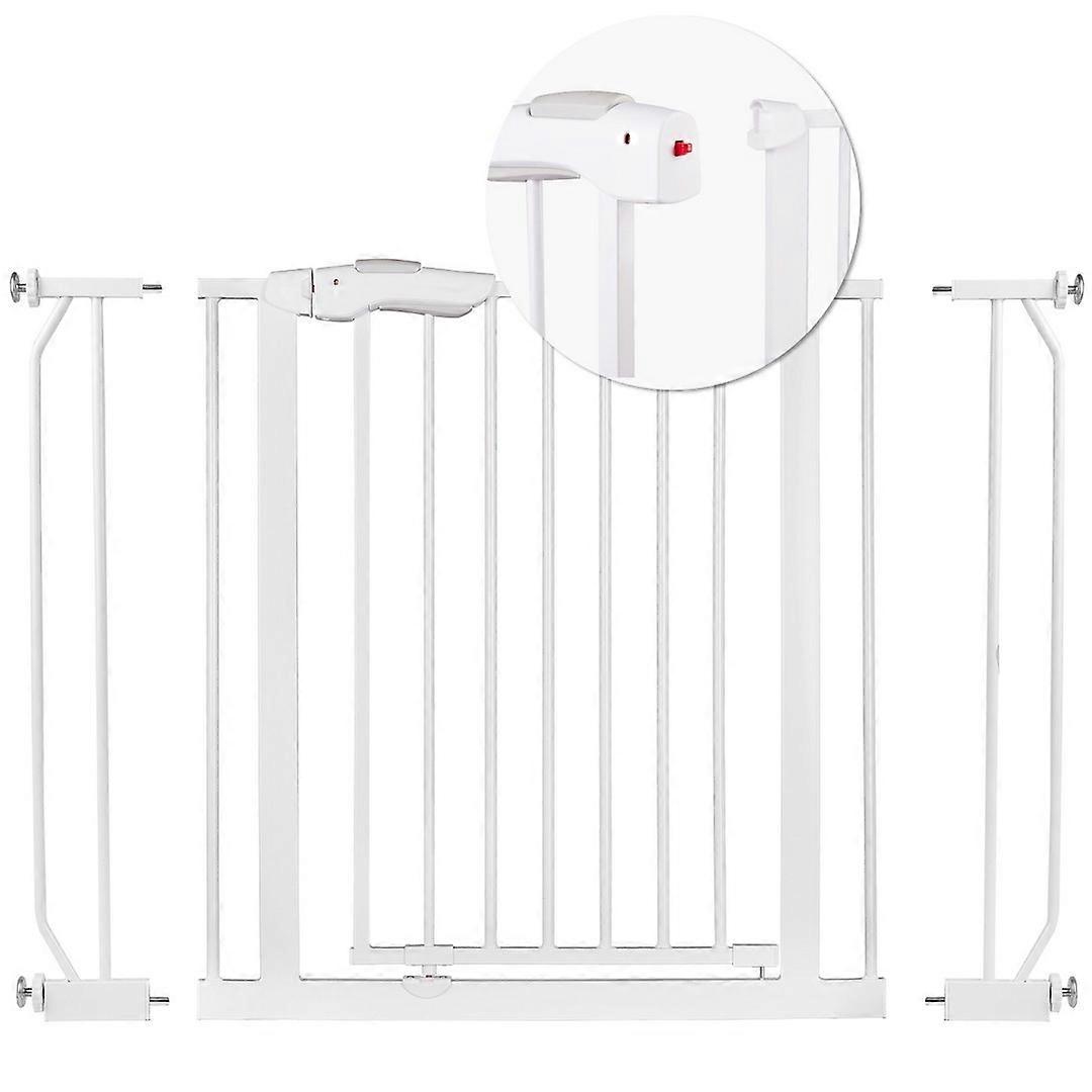 Säkerhetsgrind för barn, vit Nukido 718000