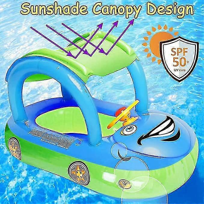 Oppustelig baby svømning ring bådsæde