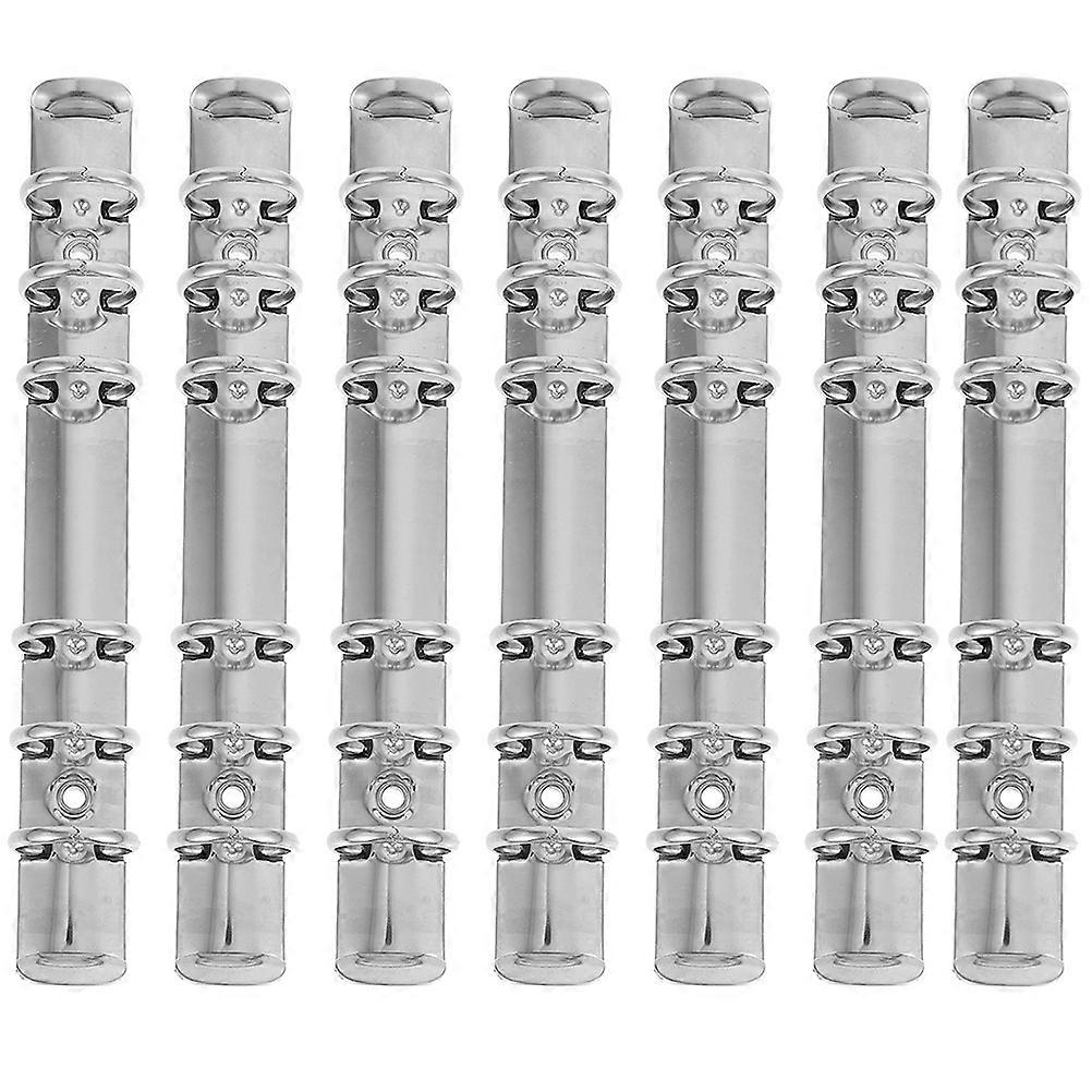 7Pcs Loose Leaf 6-ring Binding Spines Combs A6 Notebook Planner Binding Accessories