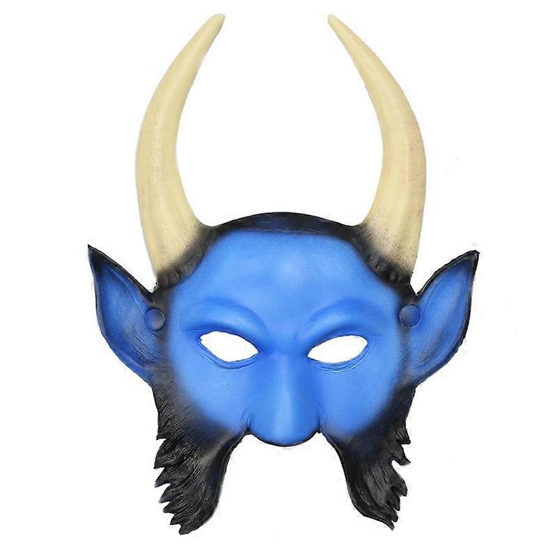 Red Demon Mask Halloween Half Face Devil Mask Monster Masquerade Foam Mask for Cosplay Costume