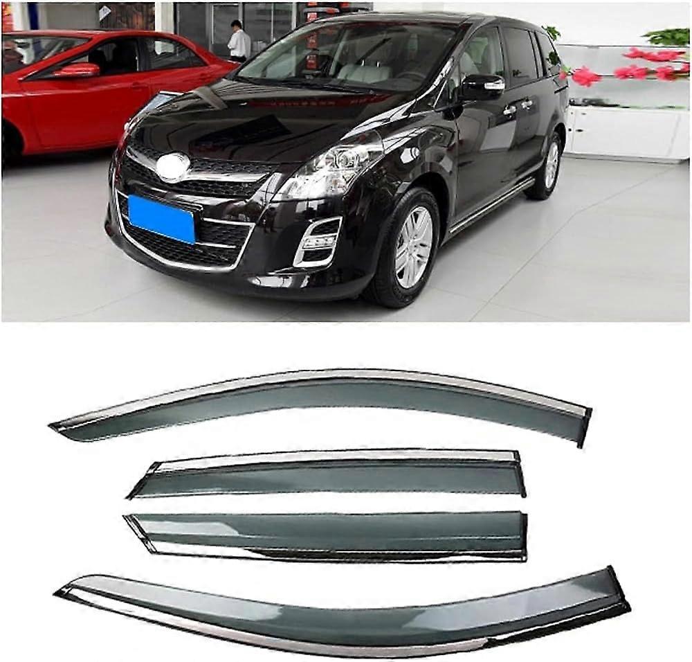 4 Pcs Car Wind Deflectors Rain Deflectors, for Mazda 8 2011-2015 Car Side Window Visor Sun Rain Guard Shade Protector Cover Car Window