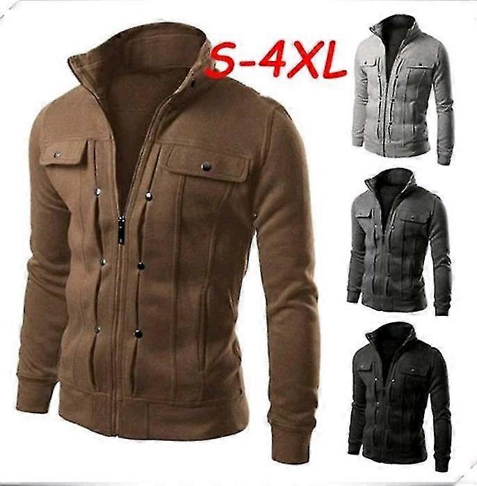 multi button men coat jacket