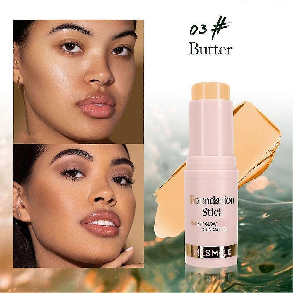 Brightening Concealer Stick Waterproof Long Lasting Moisturizing All Day Coverage For All Skin Types Portable Easy To Use