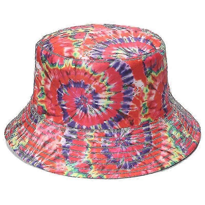 Basin Hat Windproof Firework Swirl Fisherman Cap Show Face Small For Outdoor-mxbc