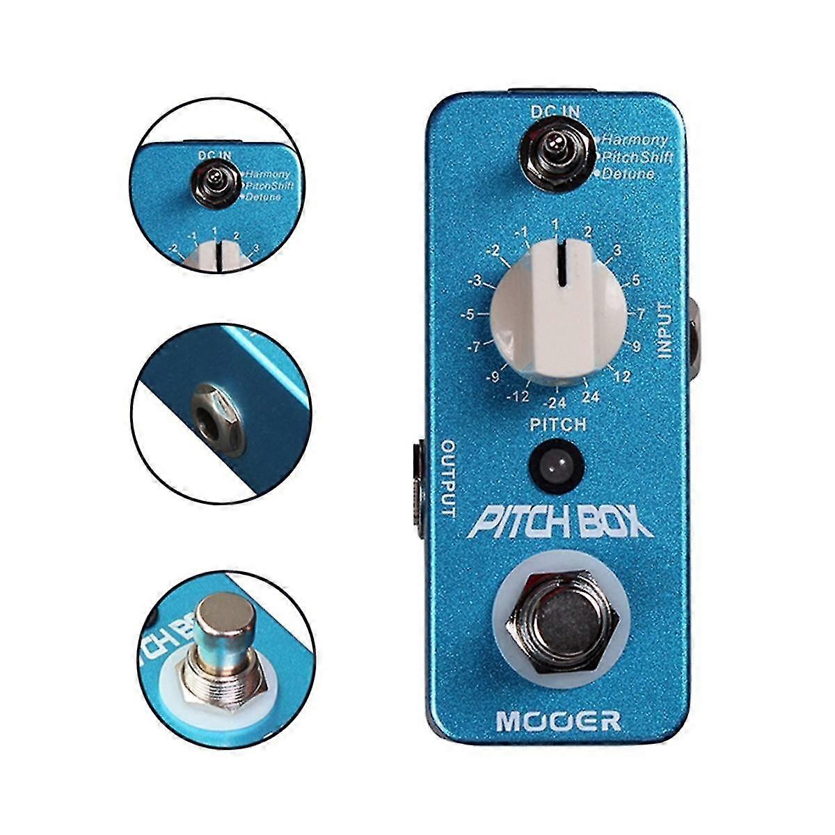 Mps1 3 Effekt-Modus Harmony Gitarre Effektprozessor Pedal Pitch Box E-Gitarre Effektpedal S