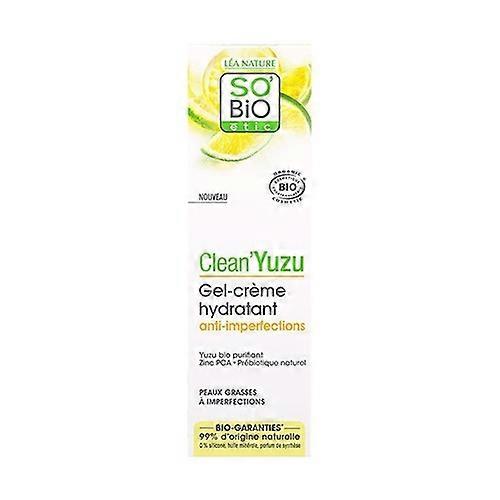 Anti-blemish moisturizing gel cream with yuzu 40 ml of cream