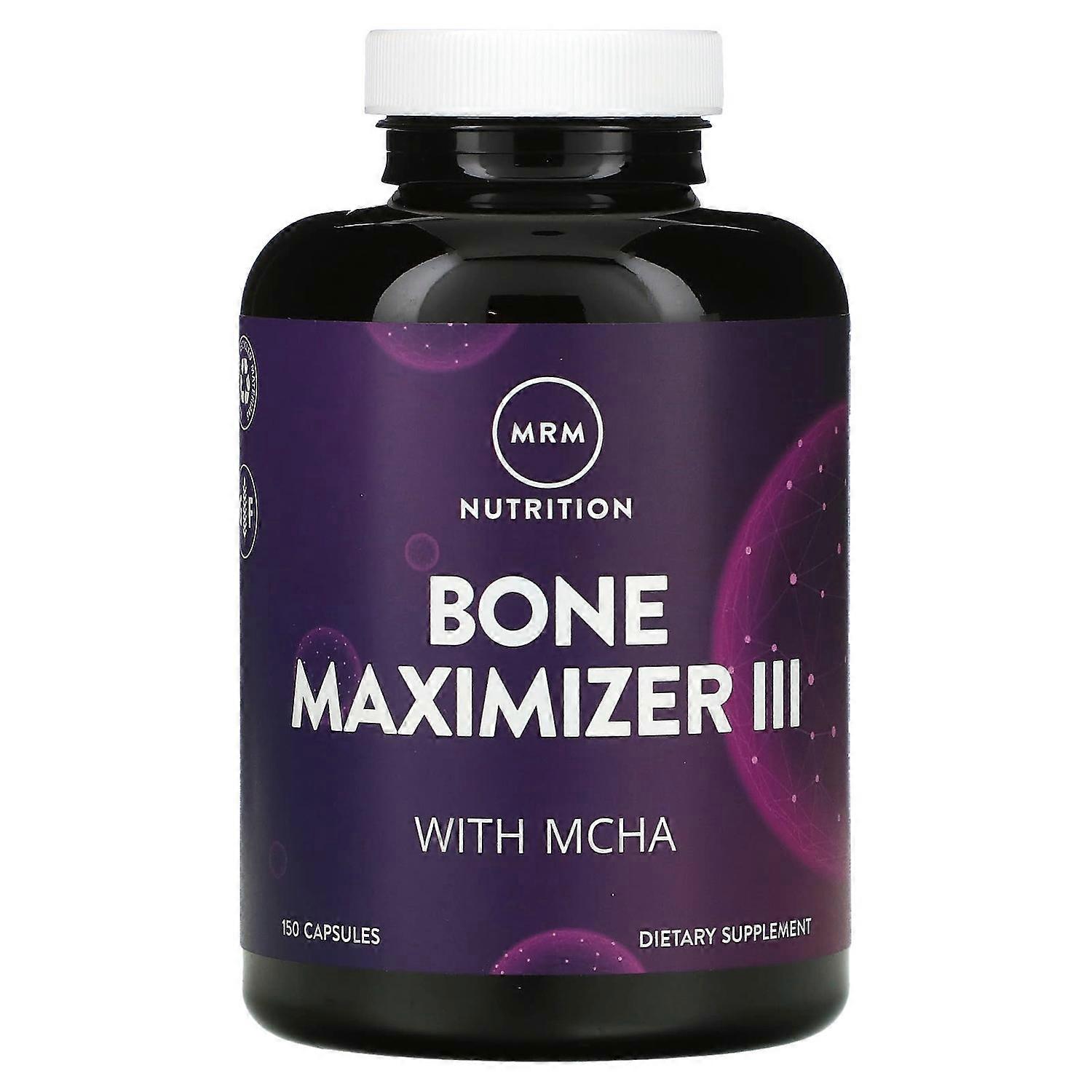 MRM Ernæring, Bone Maximizer III med MCHA, 150 kapsler