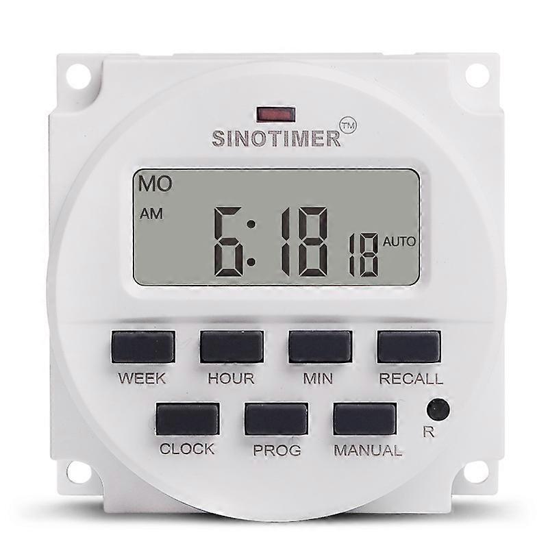 15,98 Zoll LCD Digital Timer 12V DC 7 Programmierbare Zeitschalter TM618N-4