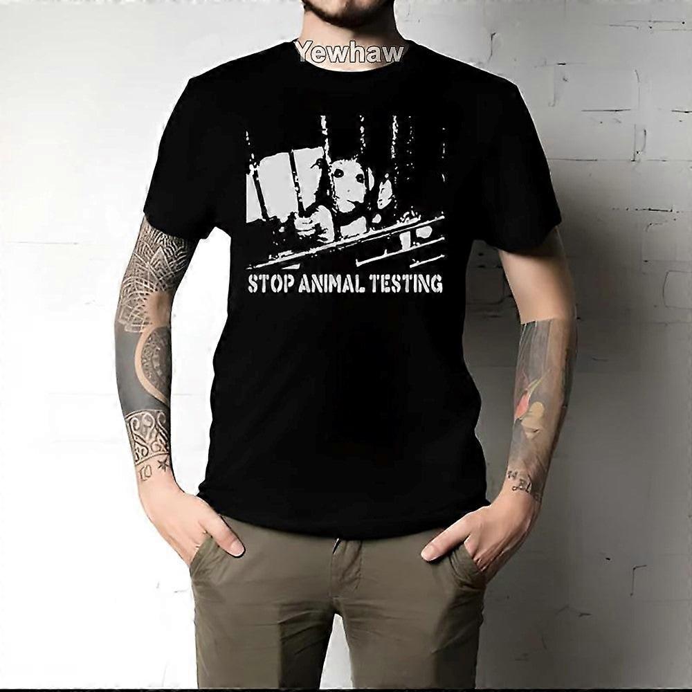 T-shirt Vegan 'Animal Liberation' - Protestation Droits Des Animaux - 100% Coton - Taille Unique Adulte