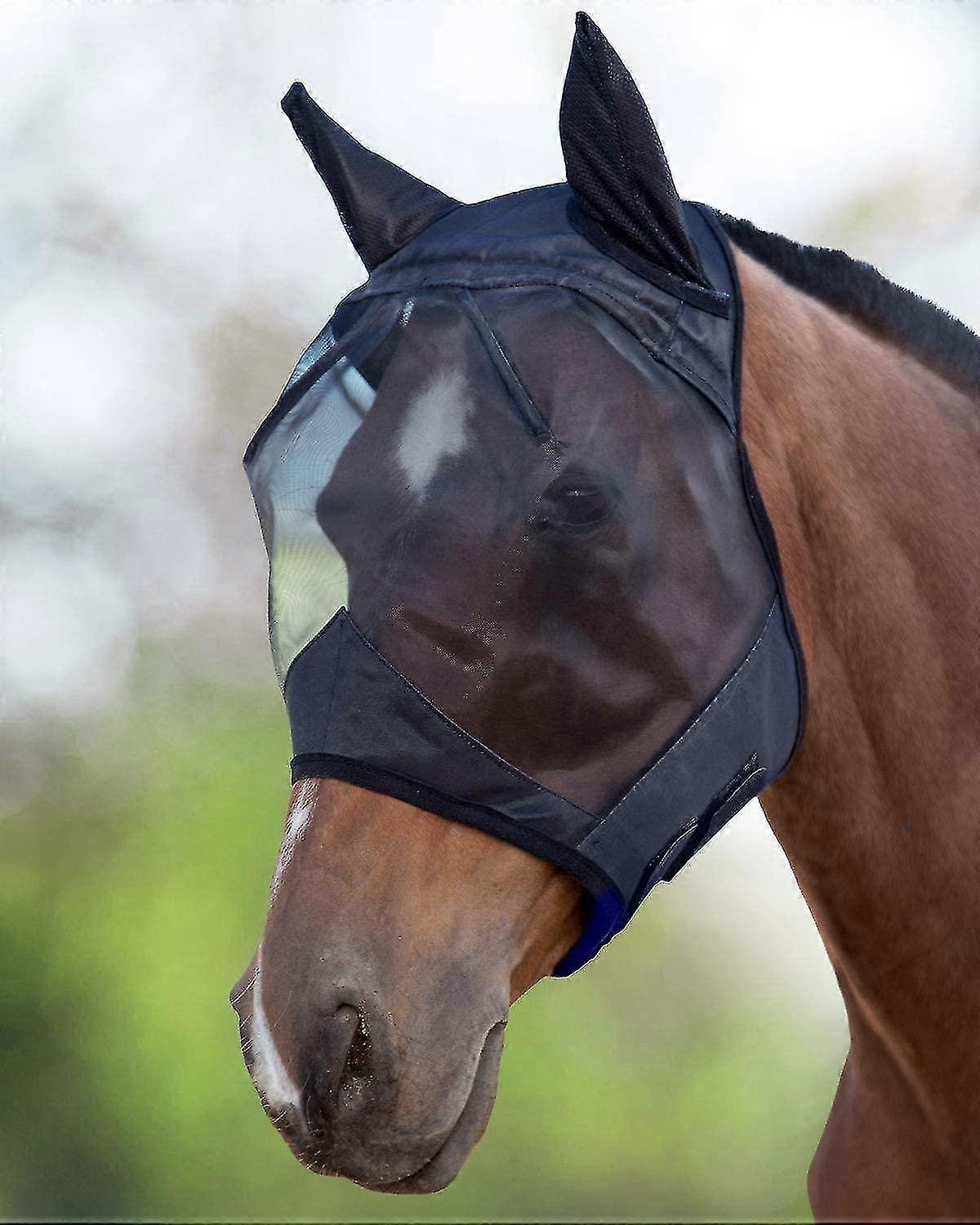 Caremaster Fly Mask Proteção UV com orelhas pretas