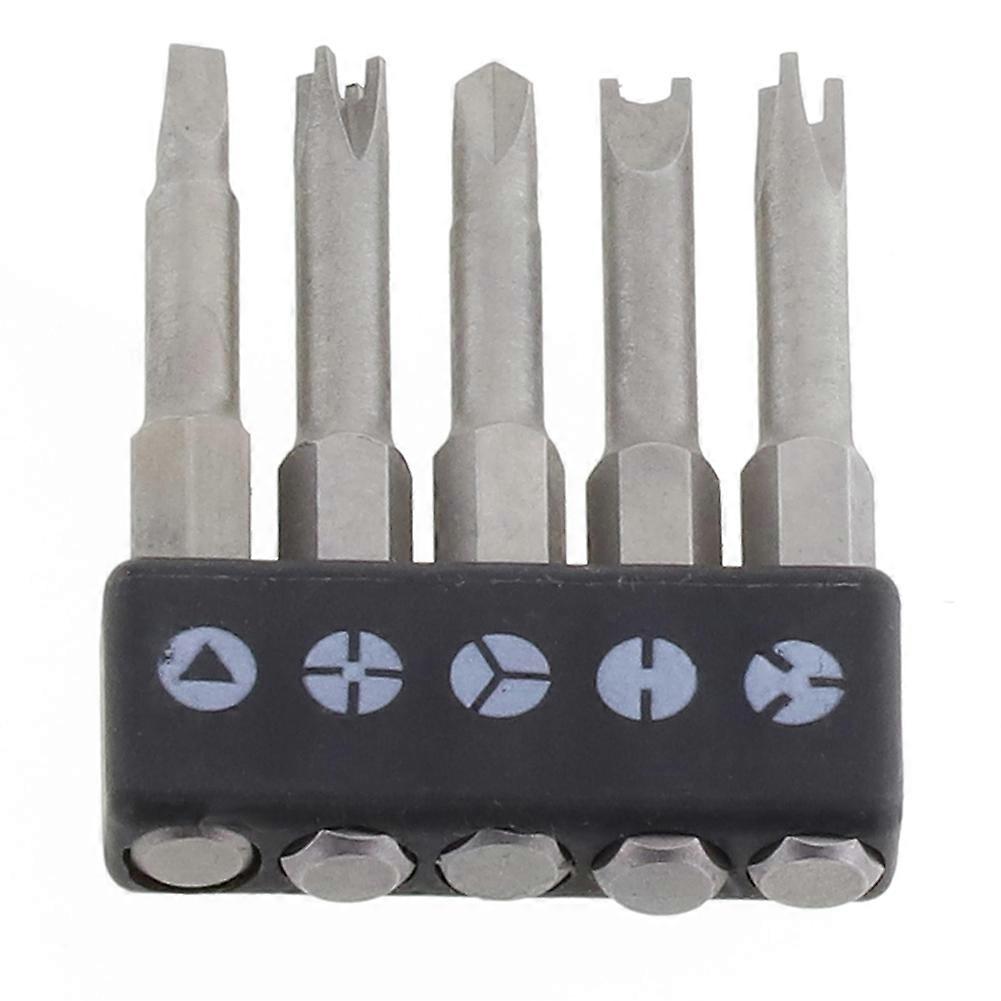 Bolt Driver Screwdriver Bits U Y Shape Y 196Inch 5pcs Set Four Points Inner Cross Screwdriver Screwdriver Bits
