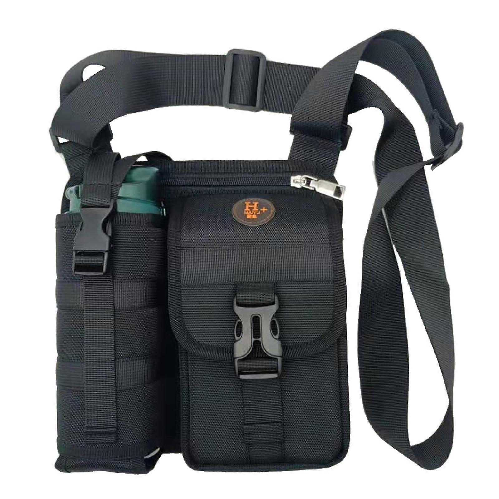 Shoulder Bags with Water Bottle Holder Portable Large Capacity Messagers Bag for Daily Work Party Outdoor