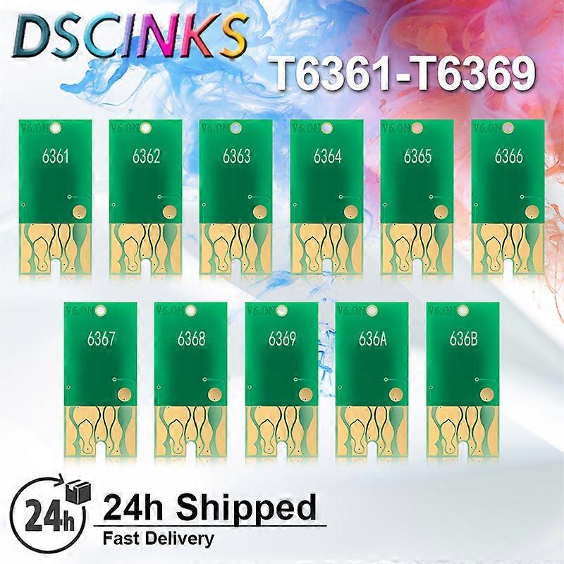 T6361 T6369 T636A T636B Cartridge Chip Reset Chip For Epson Stylus Pro 7700 9700 7890 9890 7900 WT7900 9900 Resettable Chip