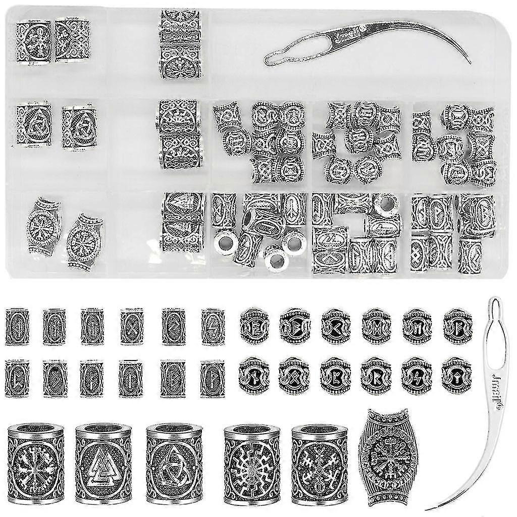 Männer DIY Perlen Bärtiger Drachenring Irische Bartperlen Haarschmuck