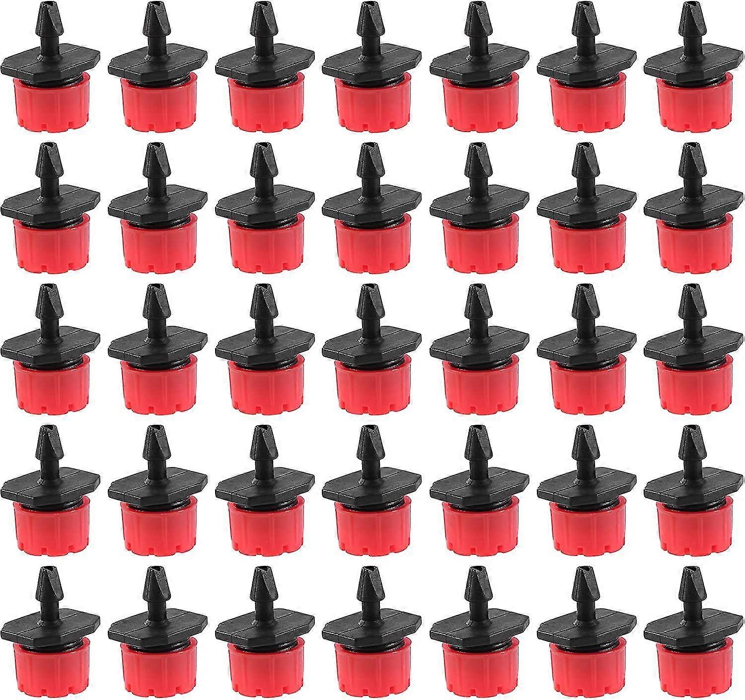 100 قابل للتعديل الري بالتنقيط 6.35mm + نقطة الإنطلاق خرطوم مشترك التلقائي بالتنقيط نظام الري الصغيرة الرشاشات المنقطات للاحتباس الحراري النبات