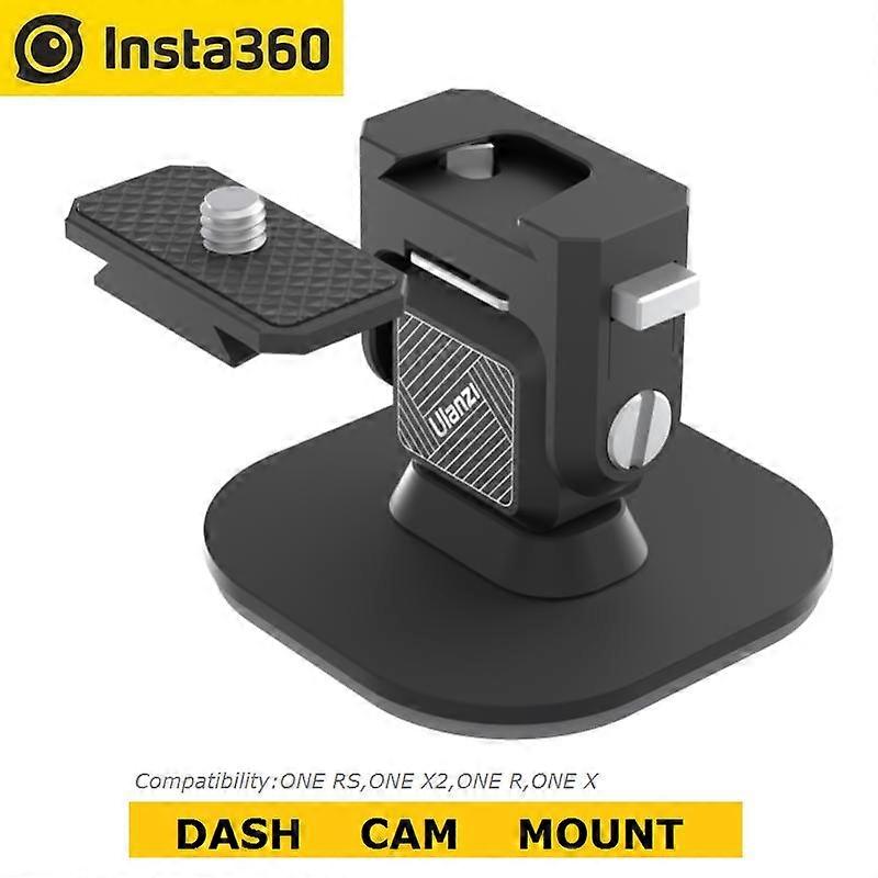 Ulanzi Dash Cam Mount Car Accessories For Insta 360 X3/ONE RS/ ONE X2 / ONE R / ONE X