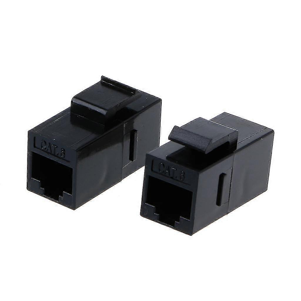 Rj45 Pass Through Connector Modular Plug Compatible With Solid Or Stranded Utp Network Cable