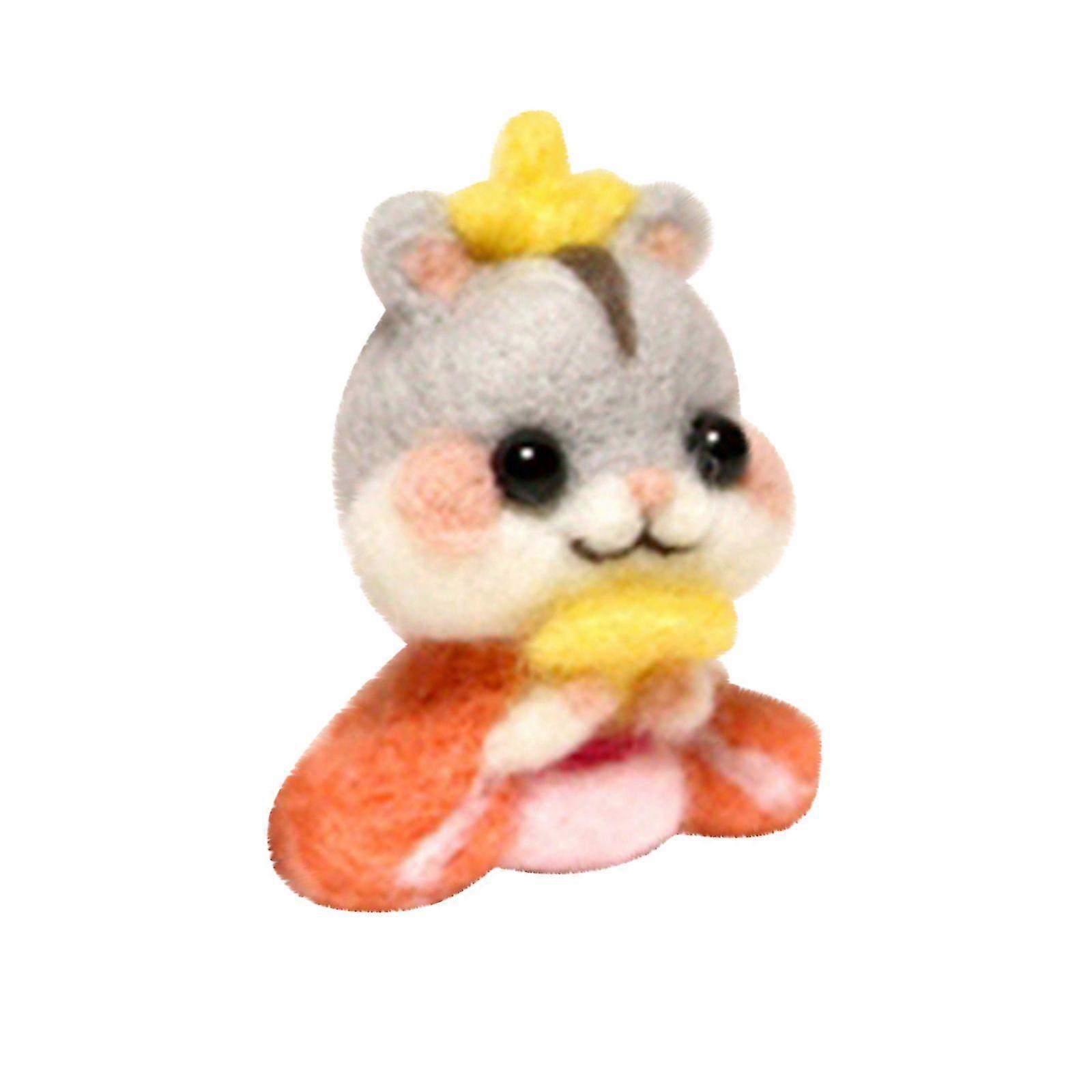 Cute Pattern Handmade Diy Poke Wool Felts Material Production Package