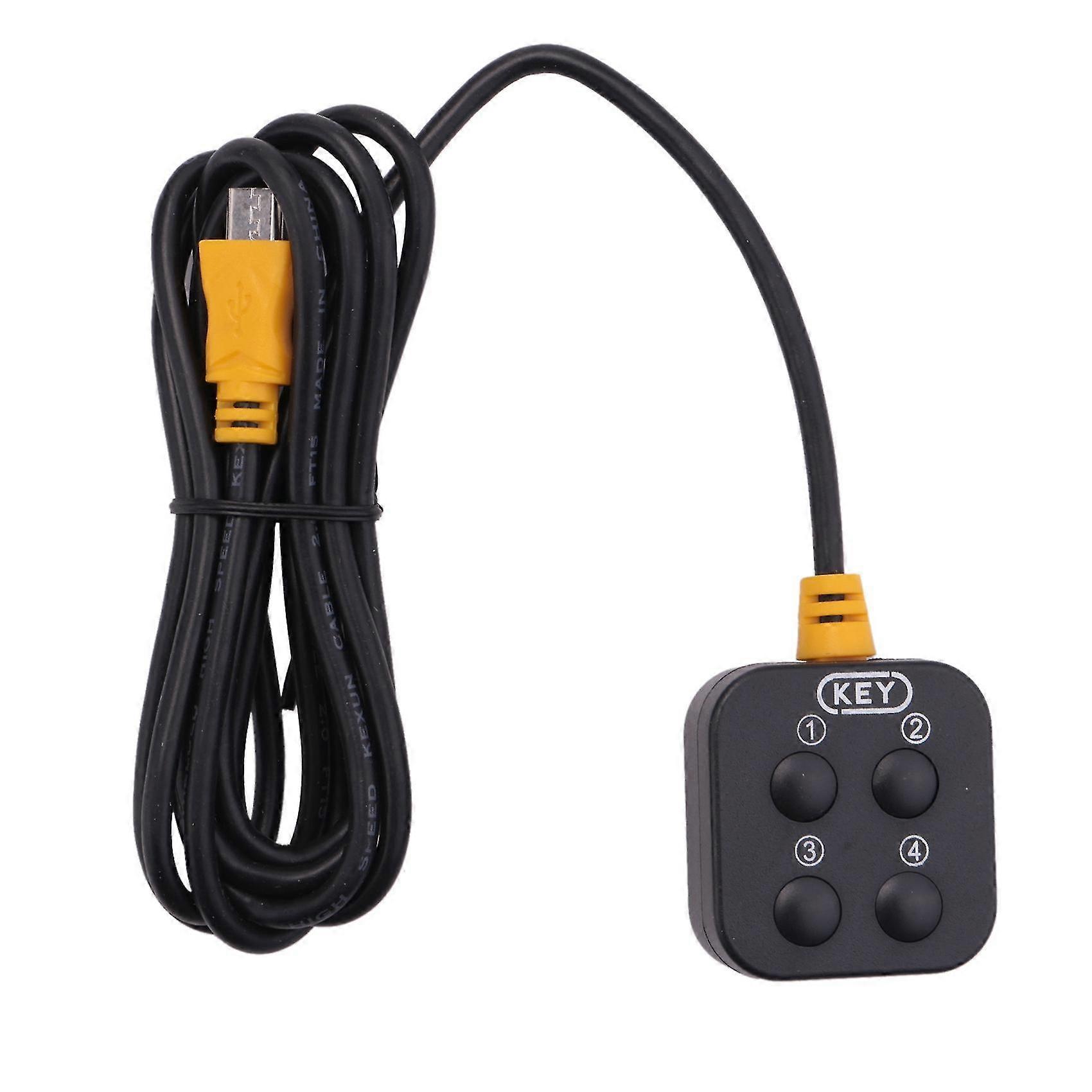 Usb Vga Kvm Switch For 4 Computers Share Hd Monitor And 3 Usb Devices Keyboard Mouse Scanner Printe