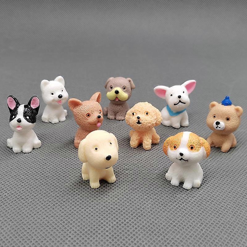 18 Pcs Dog Miniature Figurines, Realistic