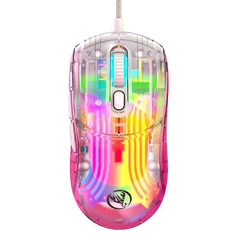 Gaming Mouse Clear USB Wired Connection Mouse Programmable Gaming Mouse