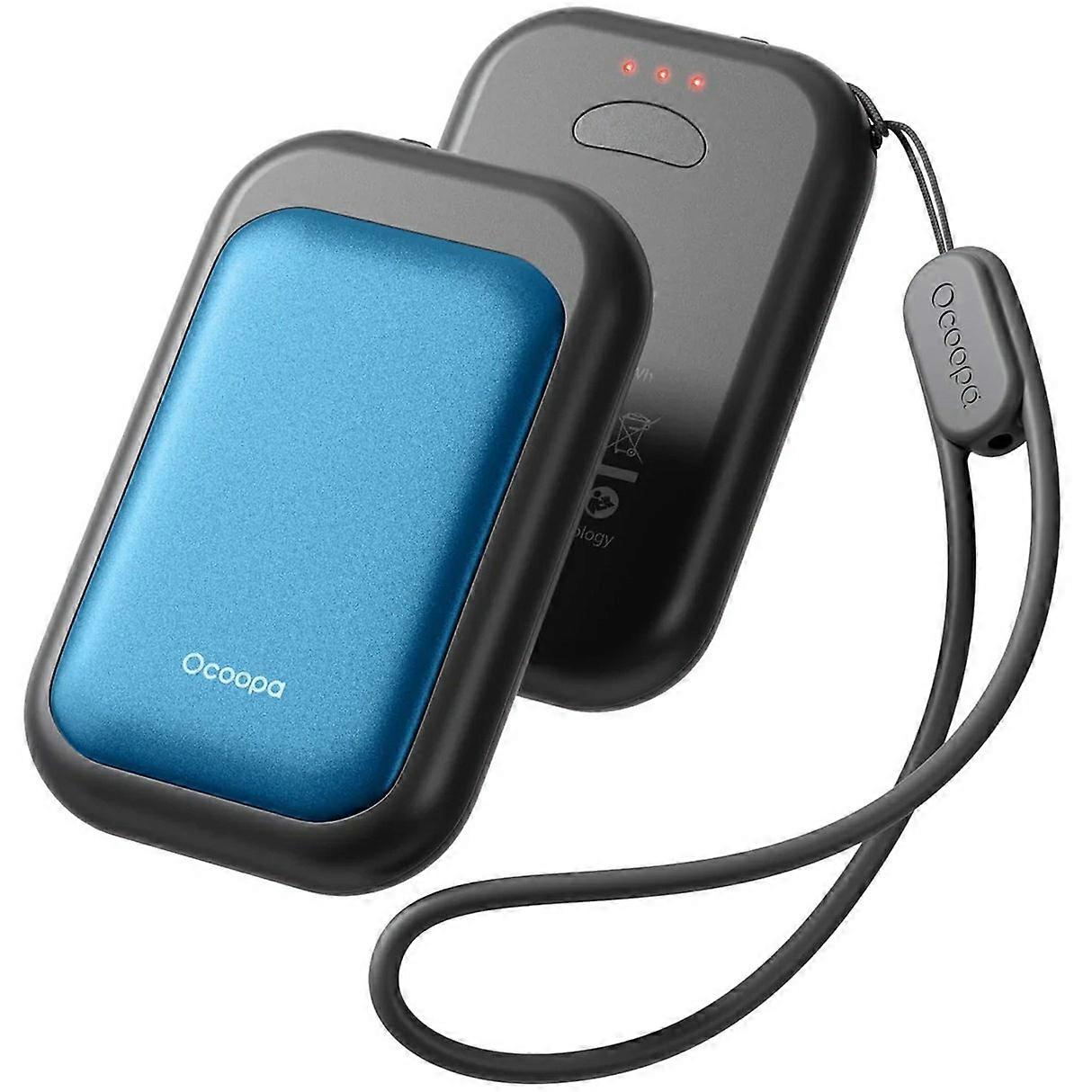 OCOOPA UT4 Young 2 in 1 Magnetic Charging Hand Warmer 3 Levels Smart Heating with Strap - Blue