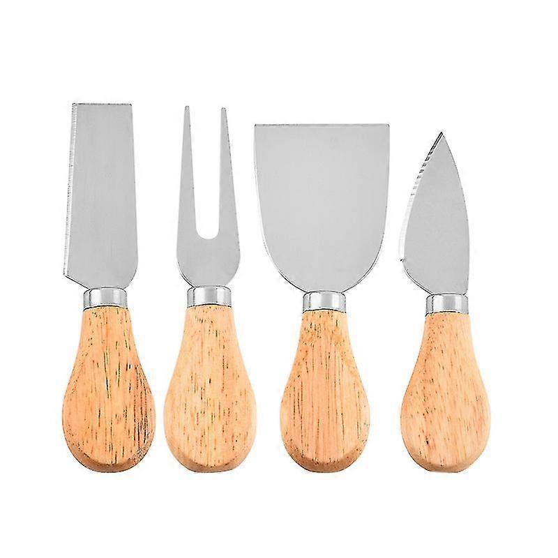 4 Pcs Stainless Steel Cheese Knife