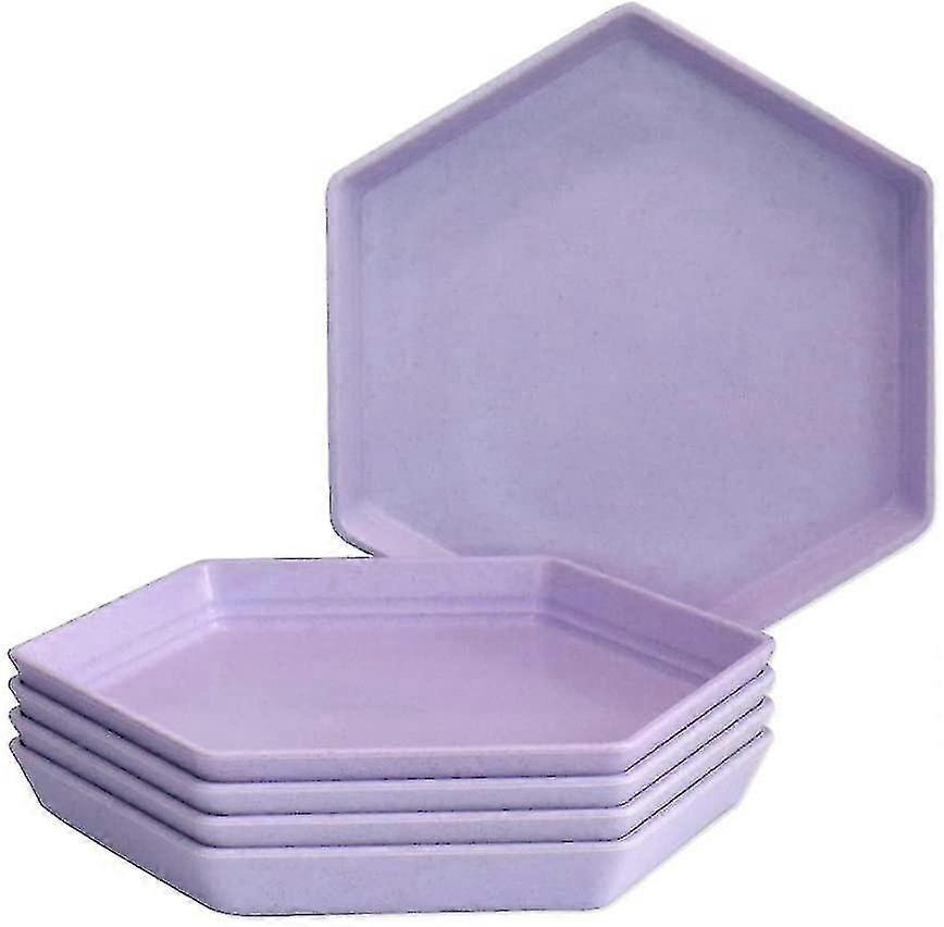Hexagonal Reusable Dessert Plate