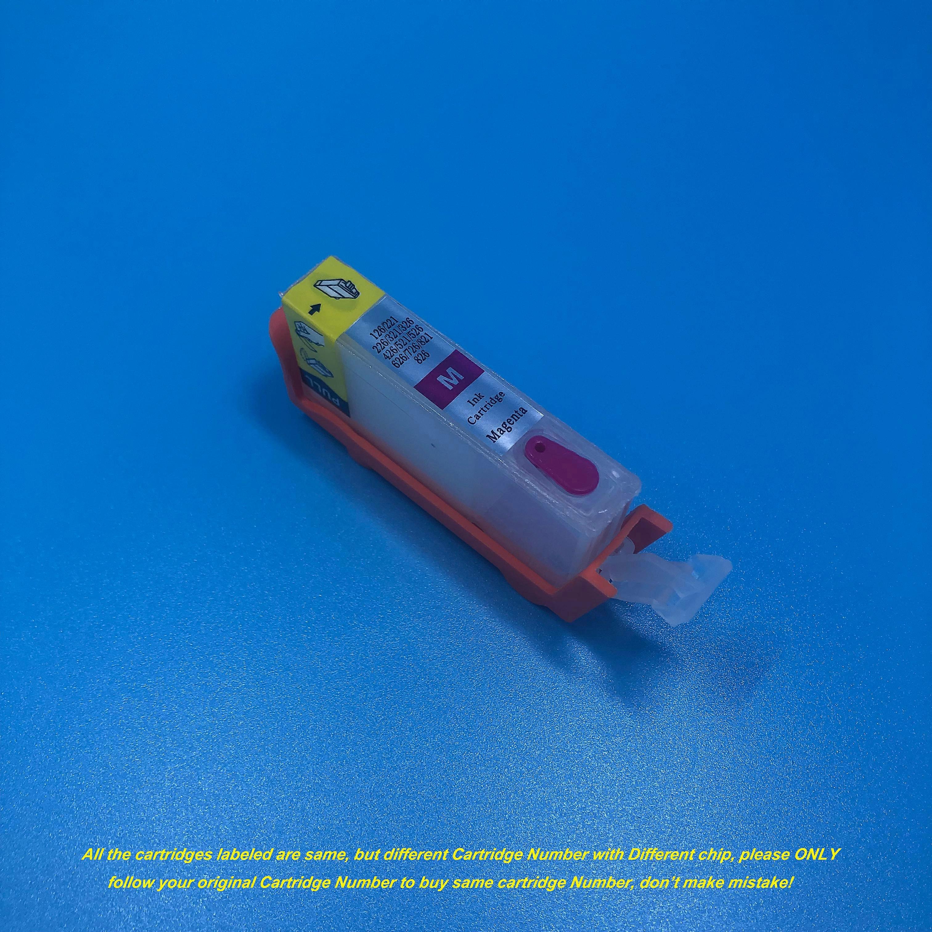Refillable Ink Cartridge for BCI-320 BCI-321 PGI-520 CLI-521 PGI-220 CLI-221 for Canon Pixma MP540 MP550 MP560 MP620 MP630