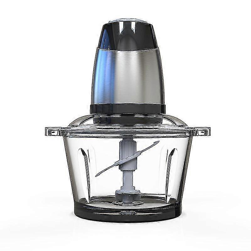 آلة تقطيع الطعام الكهربائية ، محضر الطعام ، مطحنة وعاء زجاجي سعة 1.2 لتر للحوم والخضروات والفواكه والمكسرات ، وحدة محرك من الفولاذ المقاوم للصدأ