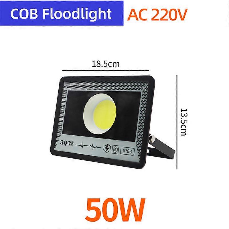 KPS LED FloodLight IP65 300W 200W 100W 50W 220V Waterproof LED Reflector Light Lamp Spotlight Waterproof Outdoor Flood Light