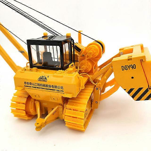 Diecast 1:50 Scale CAT Taian DGY90 Pipelayer Allalloy Simulation Crane Engineering Truck Model Collection Display Kids Toys