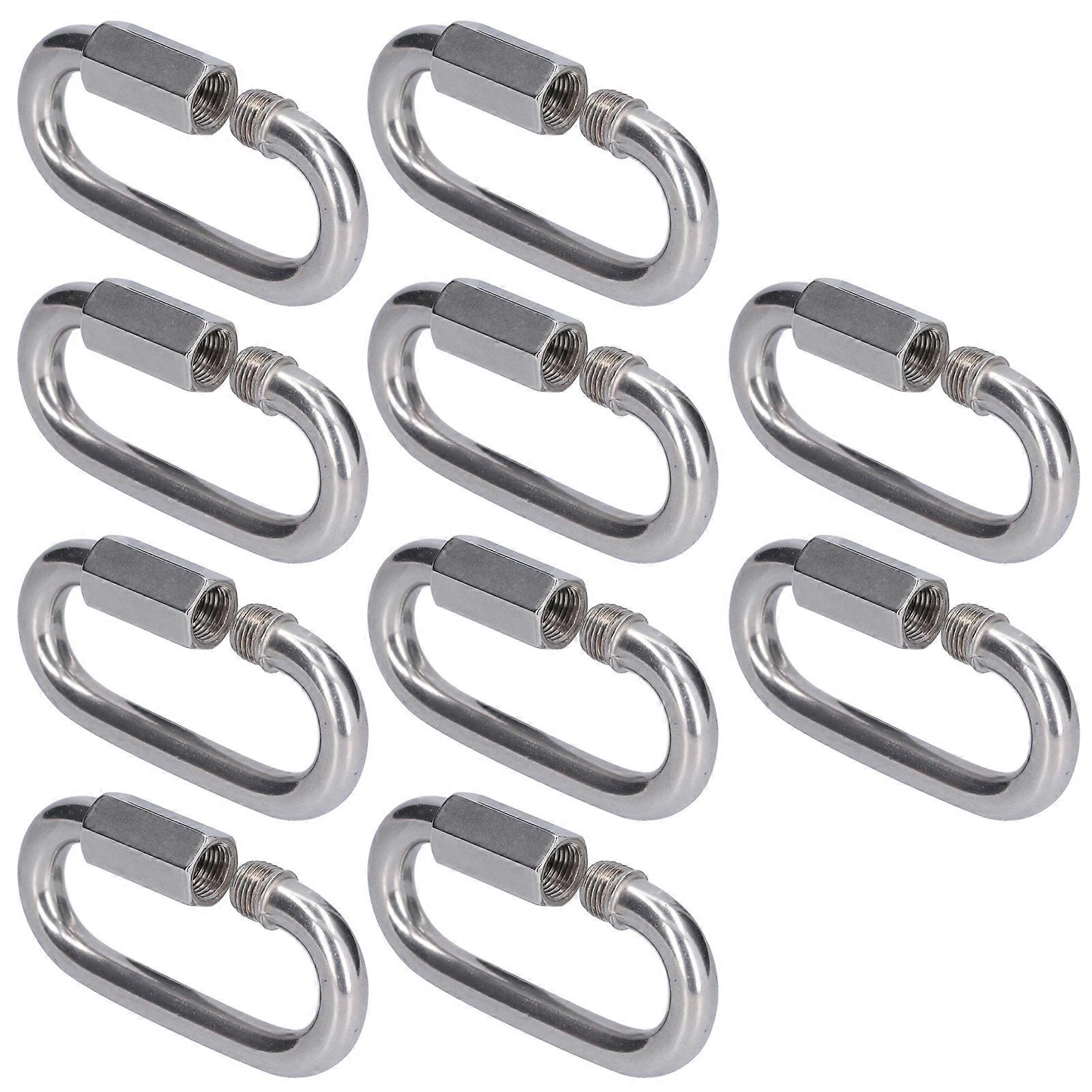 Quick Link Connector 10 Pcs Durable Small Size Chain Connectors Easy to Install