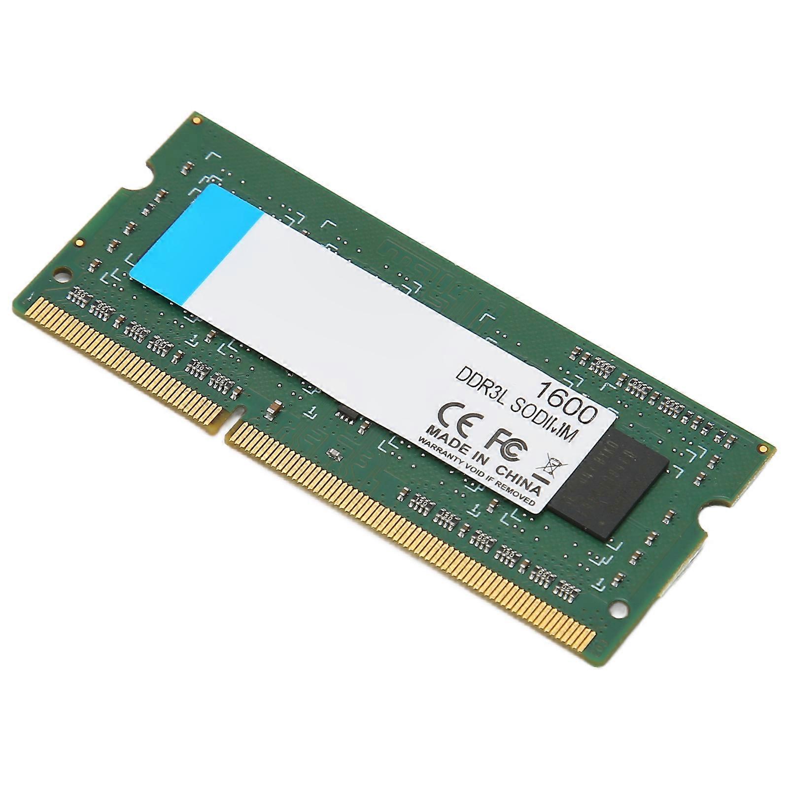DDR3L 4GB SODIMM RAM 1600MHz 204Pin Plug and Play for Laptop 64Bits Width