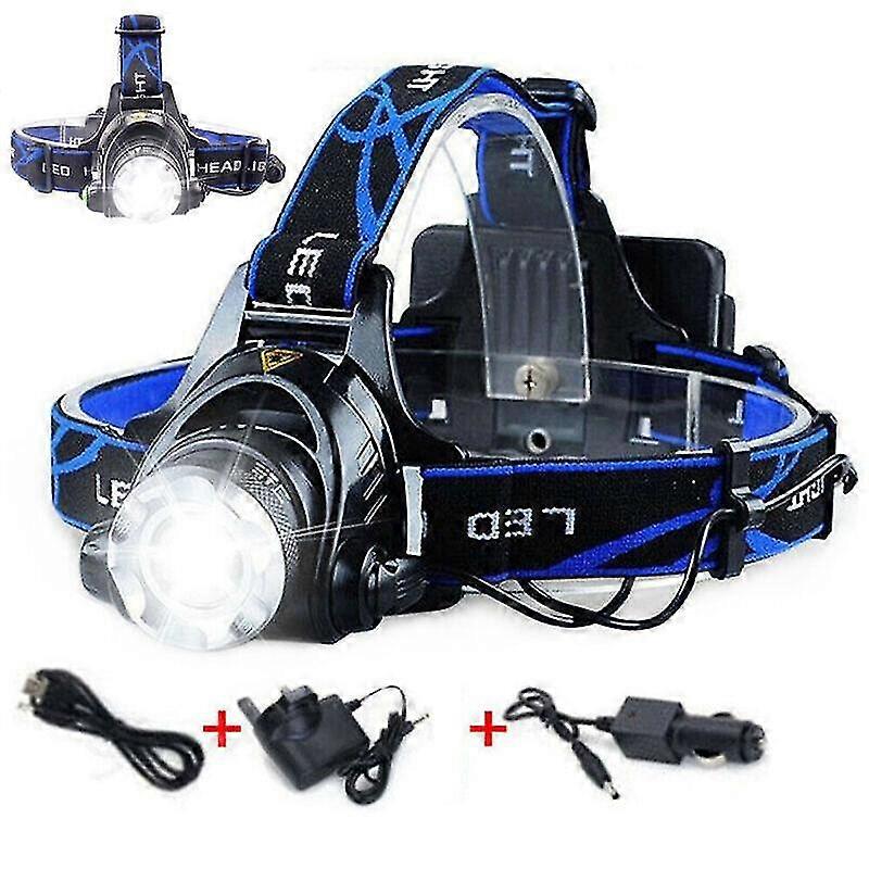 head flashlight work light headlamp bright rechargeable