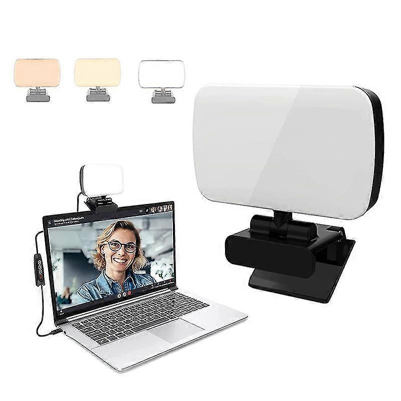 Video Conference Lighting Kit 2023 - Small Zoom Light with 3 Light Modes for Video Recording / Live Stream