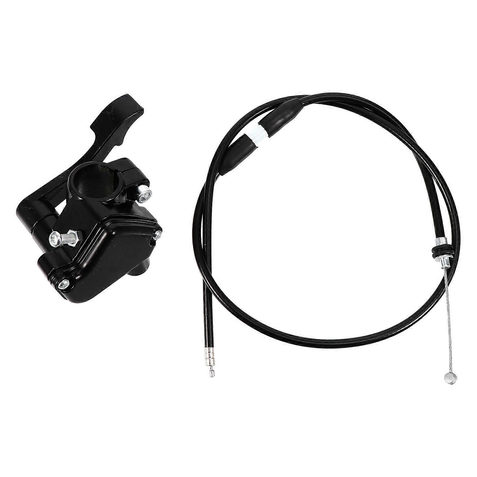 1 Set Motorcycle Throttle Lever Thumb Control Assembly with Accelerator Cable