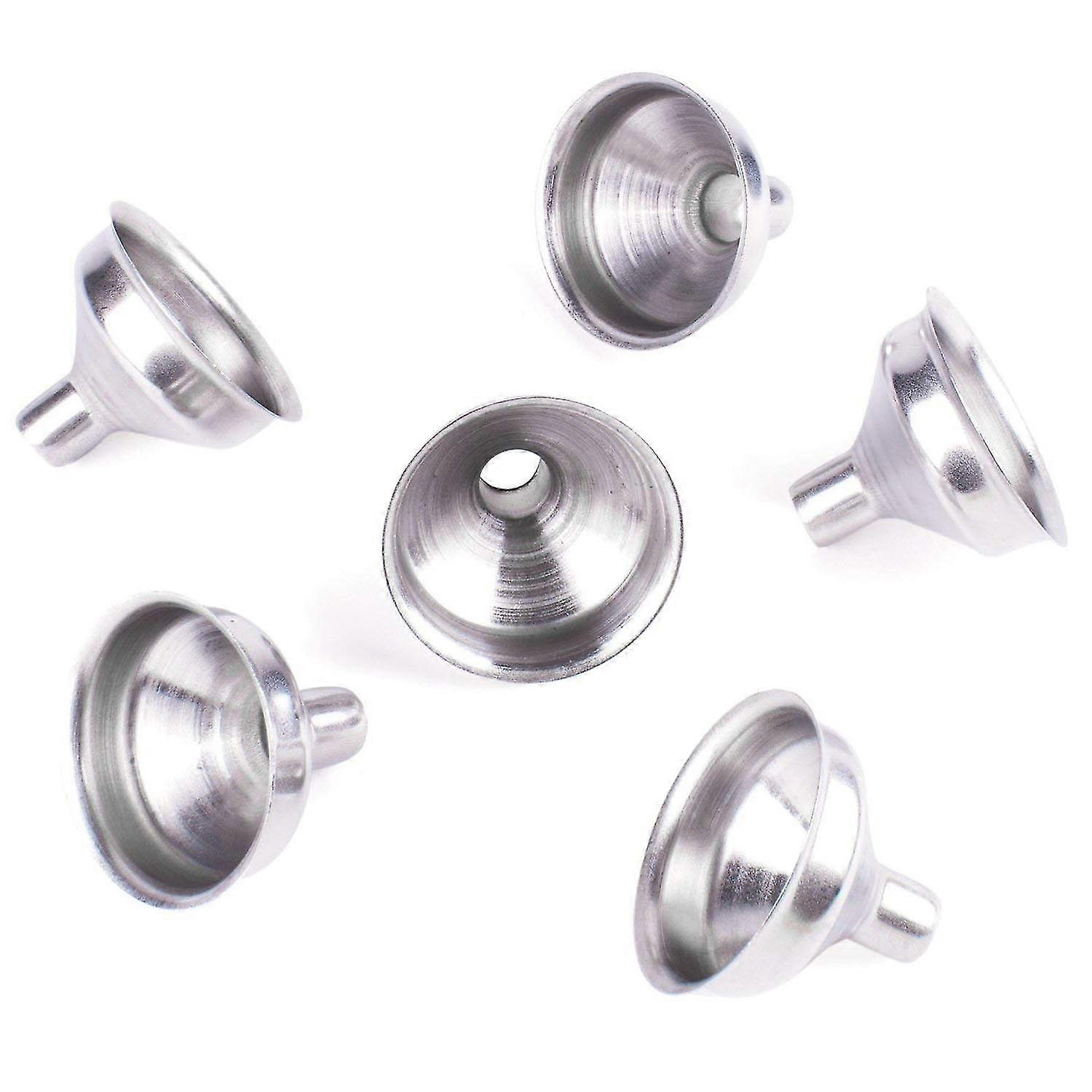 6pcs Stainless Steel Mini Funnel